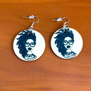 Small Wooden Earrings